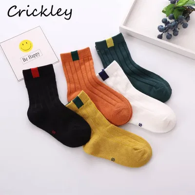 5Pairs/Lot Cotton Boys Socks Letter Striped Embroidery Children Sock for Girls Square Smiling Face Children Socks 
5Pairs/Lot Cotton Boys Socks Letter Striped Embroidery Children Sock for Girls Square Smiling Face Children Socks