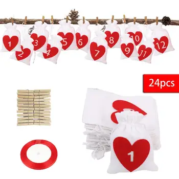 Christmas Advent Calendar Bags Set 24 Days Burlap Advent Calendar Gift Drawstring Bags Countdown Calendar With Clips Hemp Rope
Christmas Advent Calendar Bags Set 24 Days Burlap Advent Calendar Gift Drawstring Bags Countdown Calendar With Clips Hemp Rope