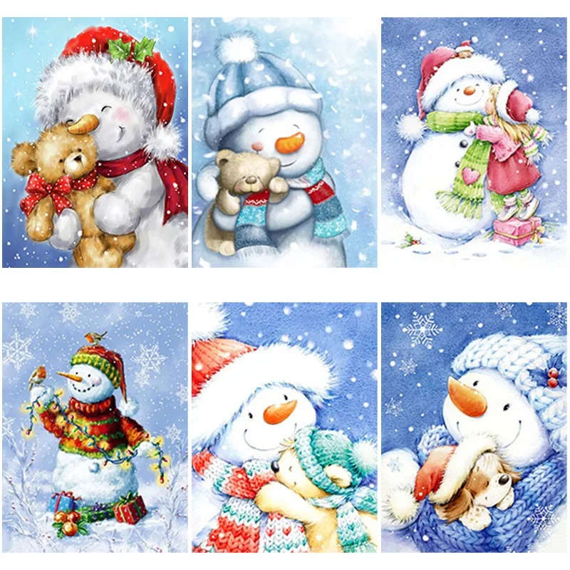 DIY 5D Diamond Painting Snowman Diamond Art Embroidery Cartoon Diamond Picture Rhinestone Full Round Drill Mosaic Home Decor
DIY 5D Diamond Painting Snowman Diamond Art Embroidery Cartoon Diamond Picture Rhinestone Full Round Drill Mosaic Home Decor