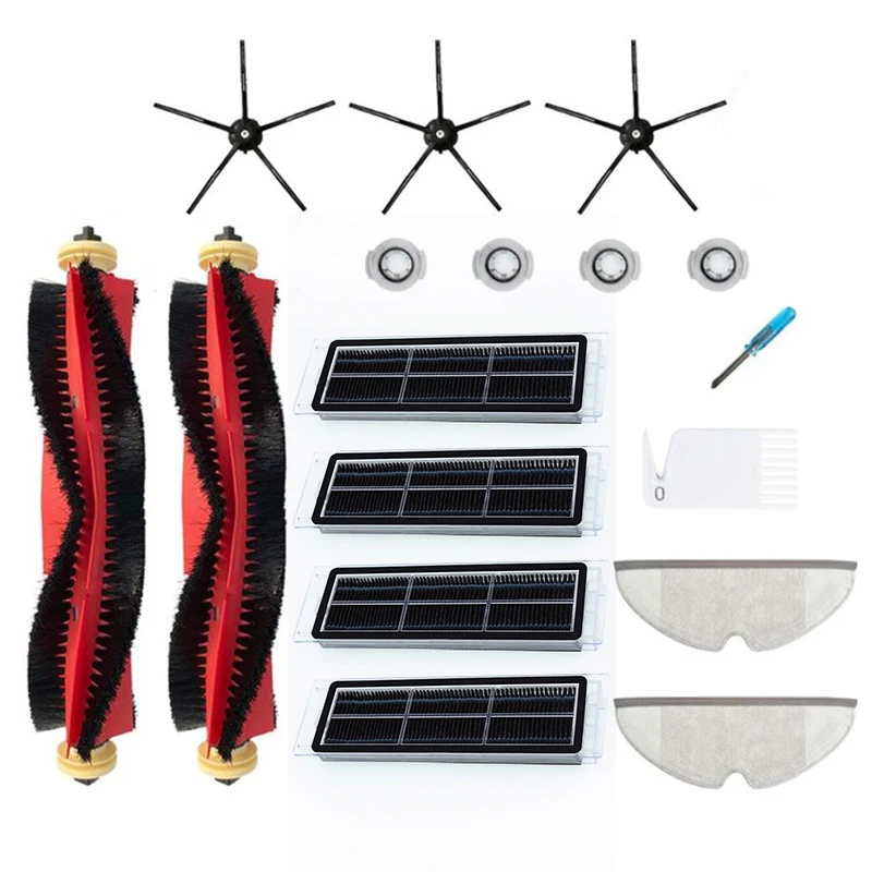 Side Brush Filter Set For Xiaomi Roborock S6 S60 S65 S5 MAX T6 Vacuum Cleaner Replacement Accessories Cleaning Brush
Side Brush Filter Set For Xiaomi Roborock S6 S60 S65 S5 MAX T6 Vacuum Cleaner Replacement Accessories Cleaning Brush