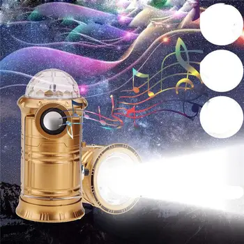 LED Camping Lamp Mini Portable Outdoor Handle Light Bluetooth Loudspeaker Stage Light
LED Camping Lamp Mini Portable Outdoor Handle Light Bluetooth Loudspeaker Stage Light