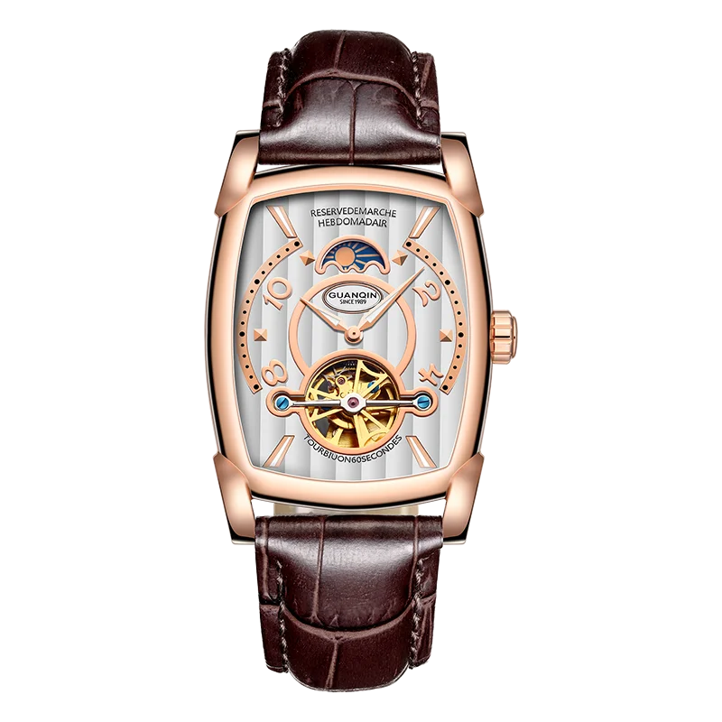 GUANQIN GJ16108 watches men luxury brand Tourbillon Moon Phase automatic mechanical Watch Square Sports Watches montre homme
GUANQIN GJ16108 watches men luxury brand Tourbillon Moon Phase automatic mechanical Watch Square Sports Watches montre homme
