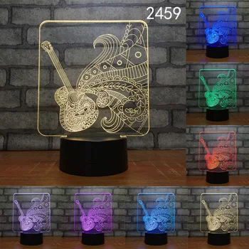 Music Guitar Harp Instrument 3D Night Lamp Acrylic Laser Stereo Illusion 7/16 Colors Remote Kids Friends Gift Toys Dropshipping 
Music Guitar Harp Instrument 3D Night Lamp Acrylic Laser Stereo Illusion 7/16 Colors Remote Kids Friends Gift Toys Dropshipping