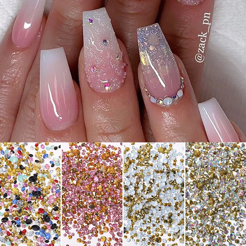 1000PCS/Bag AB Color Nail Rhinestones Mixed Color Irregular Shape Flat Bottom DIY Crystal 3D Nail Art Decorations Tools
1000PCS/Bag AB Color Nail Rhinestones Mixed Color Irregular Shape Flat Bottom DIY Crystal 3D Nail Art Decorations Tools