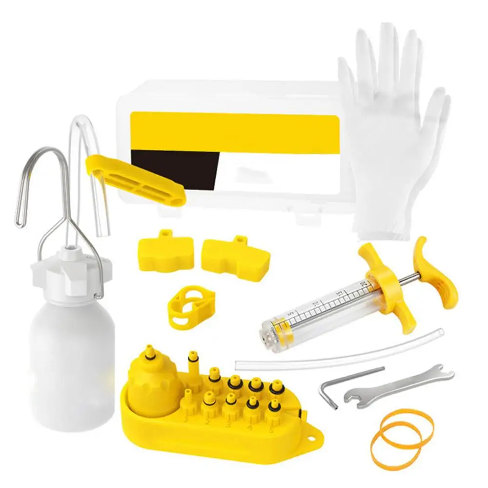Bicycle Hydraulic Disc Brake Oil Bleed Kit Tools For Shimano Sram Tekro Magura Series MTB Road Bike Brake Repair Tool
Bicycle Hydraulic Disc Brake Oil Bleed Kit Tools For Shimano Sram Tekro Magura Series MTB Road Bike Brake Repair Tool