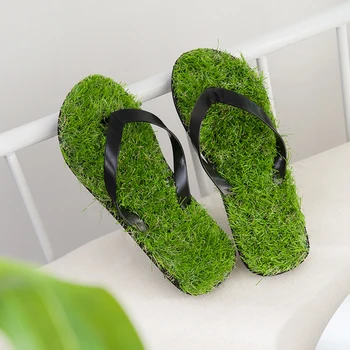Lawn Flip-flops For Men Women 2020 Summer Fashion Simulation Personality Grass Slippers Couple Models Outdoor Beach Shoes Men 
Lawn Flip-flops For Men Women 2020 Summer Fashion Simulation Personality Grass Slippers Couple Models Outdoor Beach Shoes Men