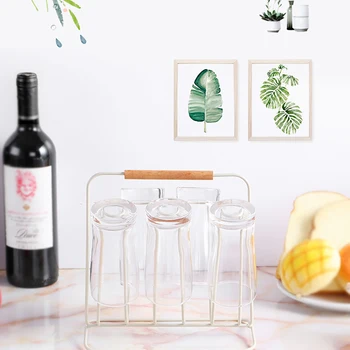 Multifunctional 5/6 Cups Storage Rack Tea Cup Holder Household Shelf Iron Metal Durable Kitchen Storge Rack Organizer Hanger
Multifunctional 5/6 Cups Storage Rack Tea Cup Holder Household Shelf Iron Metal Durable Kitchen Storge Rack Organizer Hanger