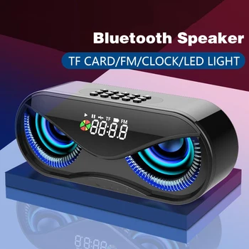 M6 Cool Owl Design Bluetooth Speaker LED Flash Wireless Loudspeaker FM Radio Alarm Clock TF Card Support Select Songs By Number
M6 Cool Owl Design Bluetooth Speaker LED Flash Wireless Loudspeaker FM Radio Alarm Clock TF Card Support Select Songs By Number