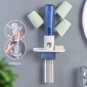 Toothbrush Holder Storage rack ,All Dust Free Clean with an Automatic Toothpaste Dispenser
Toothbrush Holder Storage rack ,All Dust Free Clean with an Automatic Toothpaste Dispenser