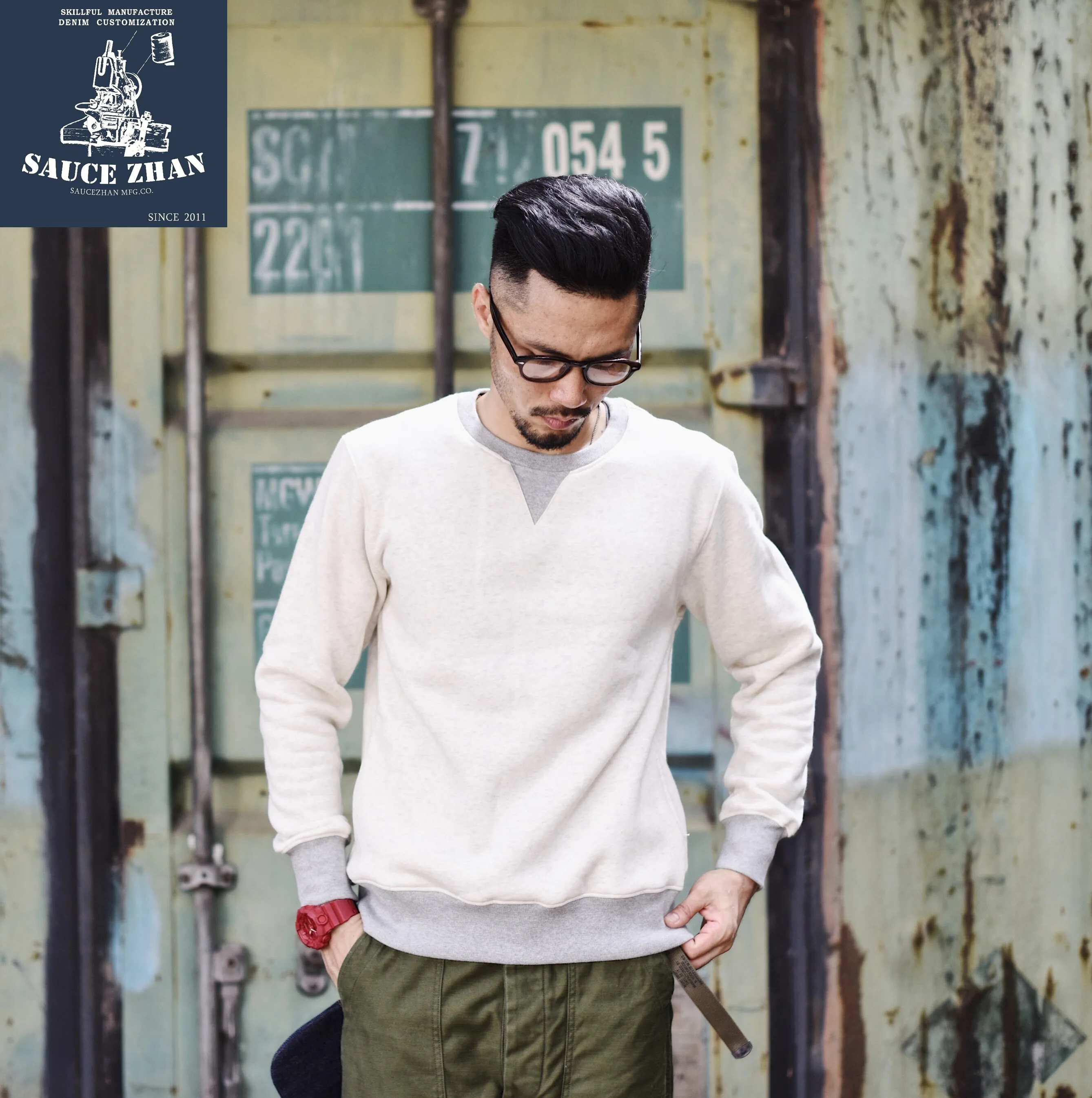 SauceZhan 3 Color Plus Velvet Hoodie VINTAGE May Khaki Cotton Pullover Long Jacket Round Neck Hoodie Men
SauceZhan 3 Color Plus Velvet Hoodie VINTAGE May Khaki Cotton Pullover Long Jacket Round Neck Hoodie Men