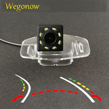 

HD Wireless Car CCD Rear Camera Fisheye 4 8 12 led dynamic Night For Honda Civic Accord CRIDER Greiz City Spirior FIT 2012 2013