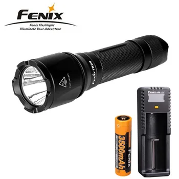 

New Fenix TK09 2016 Cree XP-L HI 900 Lumens LED Flashlight ( 18650, CR123A ) + fenix 3500mah battery + fenix D1 charger