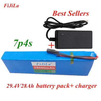 7S4P 24V 28ah 29.4V FOR Lithium-ion battery pack Built-in BMS electric bike unicycle scooter wheelchair motor + charger
7S4P 24V 28ah 29.4V FOR Lithium-ion battery pack Built-in BMS electric bike unicycle scooter wheelchair motor + charger