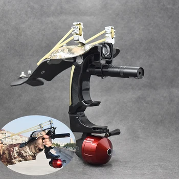 High-power Fish-shooting Catapult with Round Rubber Band Multi-function Laser Slingshot High-precision for Outdoor Hunting
High-power Fish-shooting Catapult with Round Rubber Band Multi-function Laser Slingshot High-precision for Outdoor Hunting