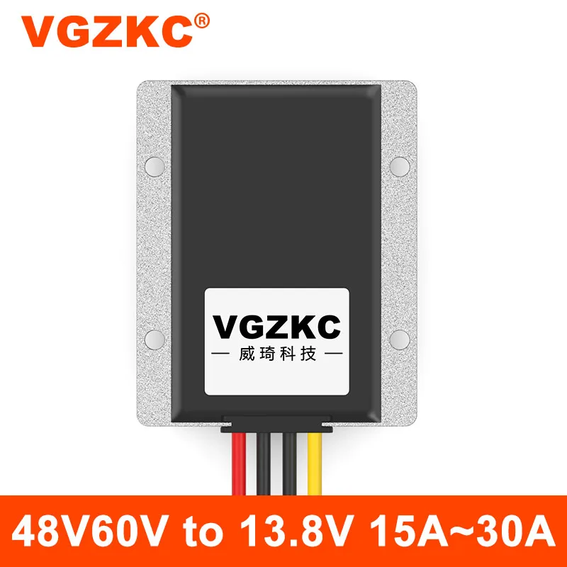 VGZKC 48V60V to 13.8V power supply regulator converter 30-72V to 13.8V DC power supply module DC-DC step-down converter
VGZKC 48V60V to 13.8V power supply regulator converter 30-72V to 13.8V DC power supply module DC-DC step-down converter