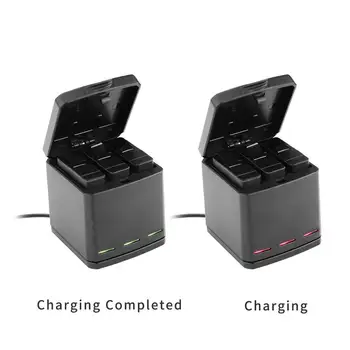 TELESIN 3 Slots Multi-function Battery Charger Storage Case Charging Box 2 in 1 for GoPro Hero 5 Black Camera Accessories
TELESIN 3 Slots Multi-function Battery Charger Storage Case Charging Box 2 in 1 for GoPro Hero 5 Black Camera Accessories
