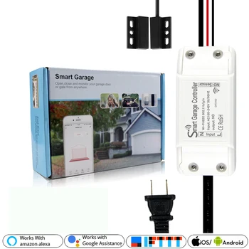 WiFi Smart Garage Door Controller Smart Life APP Remote Open Close Monitor Work With Alexa Echo Google Home IFTTT No Hub Require
WiFi Smart Garage Door Controller Smart Life APP Remote Open Close Monitor Work With Alexa Echo Google Home IFTTT No Hub Require