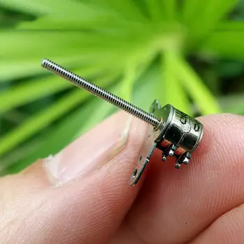 Nidec Miniature 6mm Stepper Motor 2-phase 4-wire Stepping Motor with 17mm Long Linear Screw Shaft DIY Camera Lens Adjustment
Nidec Miniature 6mm Stepper Motor 2-phase 4-wire Stepping Motor with 17mm Long Linear Screw Shaft DIY Camera Lens Adjustment