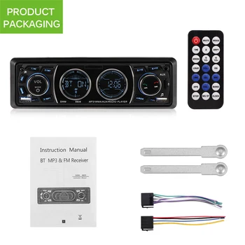Car Radio 1 Din 12V Bluetooth Car Stereo LCD Display Autoradio FM Aux Input Receiver USB MP3 60W X 4 High Power Output EQ
Car Radio 1 Din 12V Bluetooth Car Stereo LCD Display Autoradio FM Aux Input Receiver USB MP3 60W X 4 High Power Output EQ