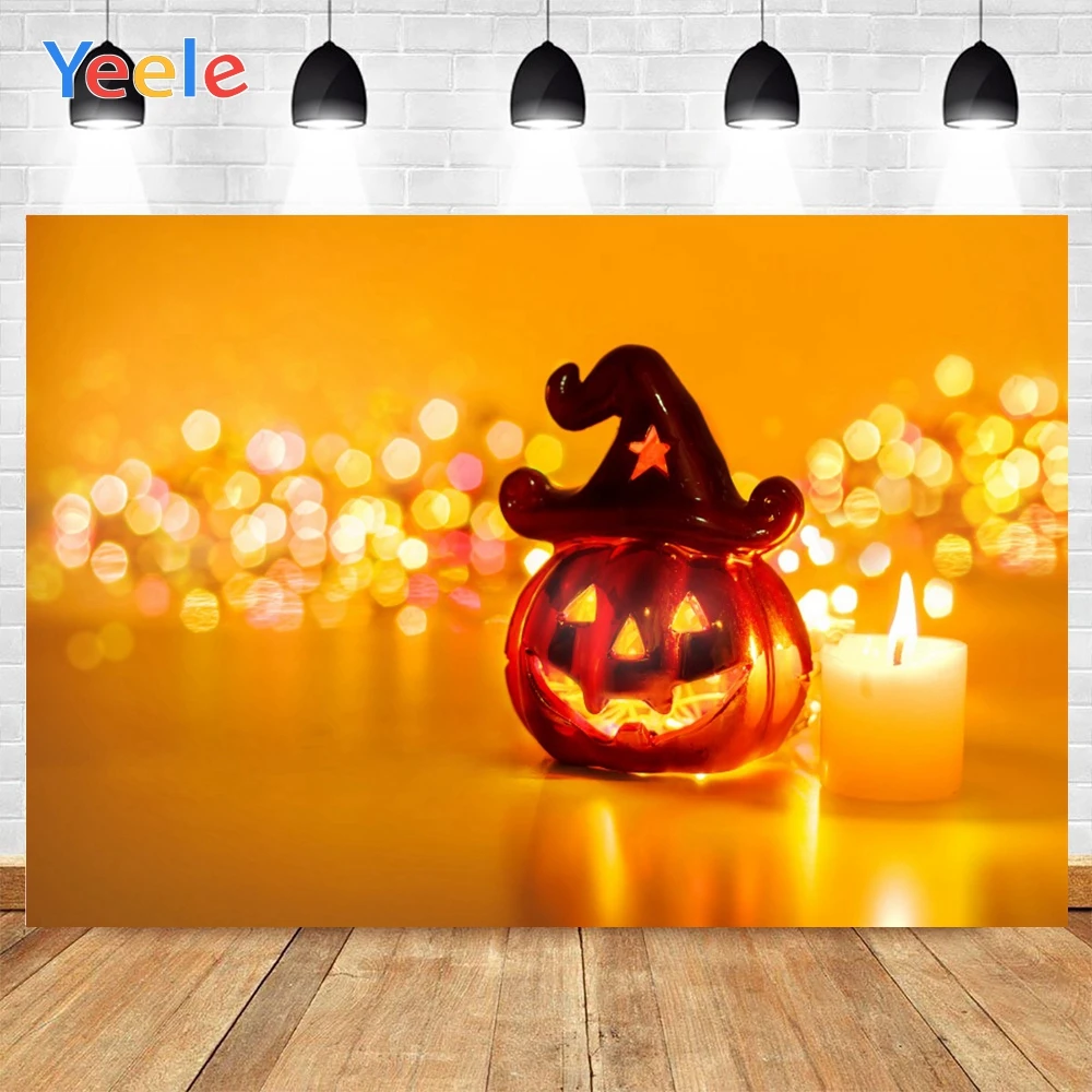Yeele Halloween Pumpkin Lantern Light Spots Candle Photo Background Photophone Photography Backdrops for Decor Customized Size
Yeele Halloween Pumpkin Lantern Light Spots Candle Photo Background Photophone Photography Backdrops for Decor Customized Size