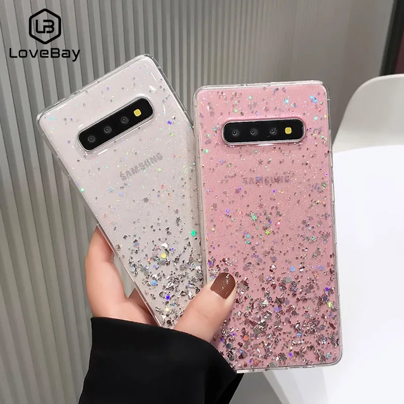 Lovebay Phone Case For Samsung Galaxy S8 S9 Plus S10 Plus Note 8 9 Cute Shining Glitter Star Soft TPU Clear Back Cover Capa Gift
Lovebay Phone Case For Samsung Galaxy S8 S9 Plus S10 Plus Note 8 9 Cute Shining Glitter Star Soft TPU Clear Back Cover Capa Gift