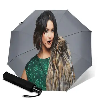 Vanessa Hudgens creative men's and women's automatic three fold umbrella rainy day colorful fashion umbrella
Vanessa Hudgens creative men's and women's automatic three fold umbrella rainy day colorful fashion umbrella
