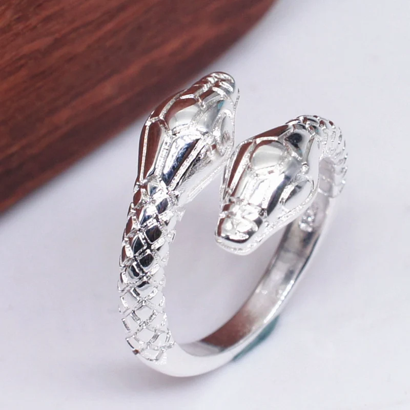 Adjustable Opening Double Snake Head Ring Open Ring Men Personality Double Snake Fashion Vintage Accessories Jewelry
Adjustable Opening Double Snake Head Ring Open Ring Men Personality Double Snake Fashion Vintage Accessories Jewelry