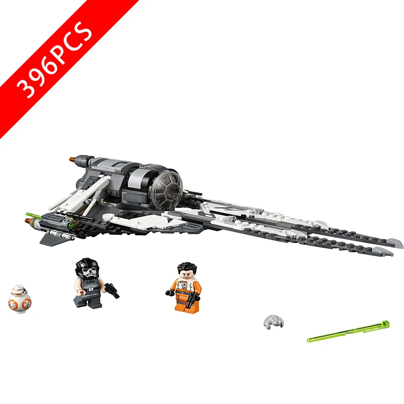 New Star Warsingd Black Ace TIE Interceptor Compatible Legoingly Star Warsing 75242 Building Blocks Toys for Kid Birthday Gift
New Star Warsingd Black Ace TIE Interceptor Compatible Legoingly Star Warsing 75242 Building Blocks Toys for Kid Birthday Gift
