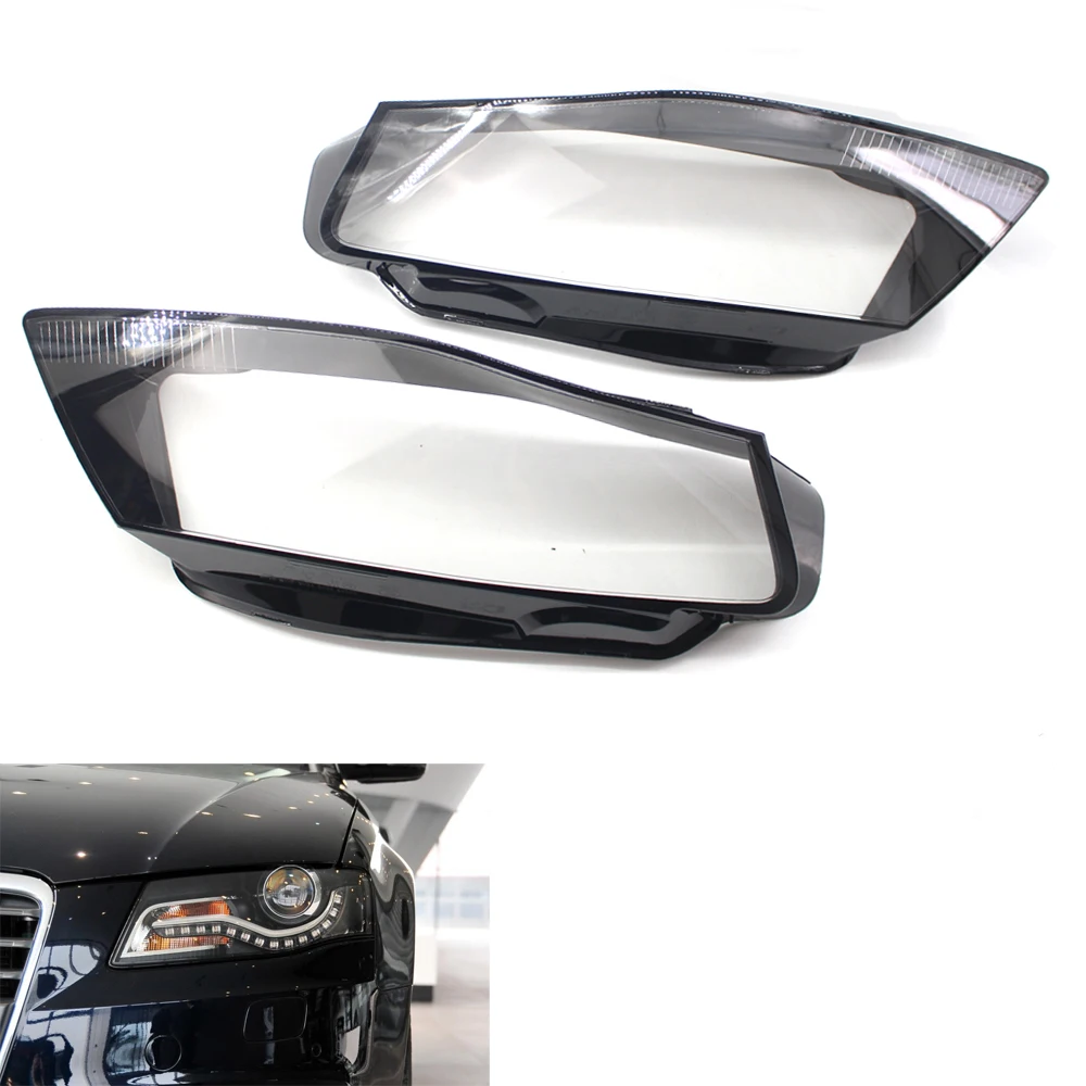 1 Pair Left & Right Car Front Headlight Lens Clear Cover Headlight head light Shell Cap For Audi A4 B8 2008-2012
1 Pair Left & Right Car Front Headlight Lens Clear Cover Headlight head light Shell Cap For Audi A4 B8 2008-2012
