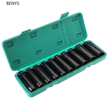 BENYS New-Hexagon Extended Socket Wrench Drive Deep Impact Sleeve Set Heavy Metric Garage Tool for Wrench
BENYS New-Hexagon Extended Socket Wrench Drive Deep Impact Sleeve Set Heavy Metric Garage Tool for Wrench