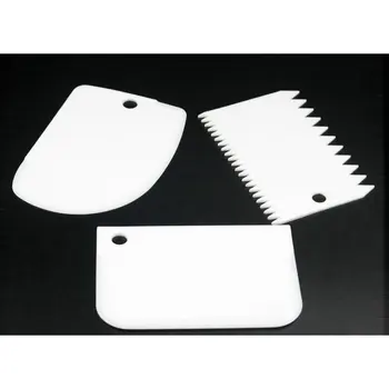 3pcs Plastic Cream Butter Spatula Decorating Baking Tool Cake Scrapper Non-Stick Pastry Tool Bakeware Cooking Tool
3pcs Plastic Cream Butter Spatula Decorating Baking Tool Cake Scrapper Non-Stick Pastry Tool Bakeware Cooking Tool