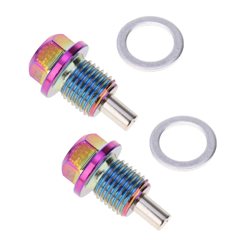 2x Oil Drain Plug Oil Pan Plug Cap For VW Audi Seat Skoda And Most Car 2x Oil Drain Plug Oil Pan Plug Cap For VW Audi Seat Skoda And Most Car