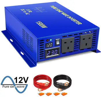 Peak 3000W Pure Sine Wave Inverter 12V dc to ac 110V 120V Customizable 1500W Solar Panel Battery Off-grid System Inverter
Peak 3000W Pure Sine Wave Inverter 12V dc to ac 110V 120V Customizable 1500W Solar Panel Battery Off-grid System Inverter