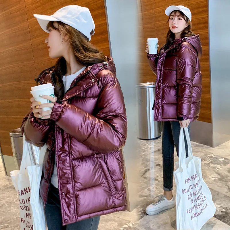 Cotton Full Sleeve Loose Woman Short Winter Coats and Jackets Solid Padded Jacket Pockets Hooded Parkas Mujer 2019
Cotton Full Sleeve Loose Woman Short Winter Coats and Jackets Solid Padded Jacket Pockets Hooded Parkas Mujer 2019
