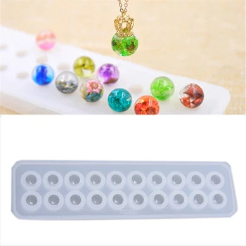 1PCS Resin Silicone Ball Beads Mold Pendant Mould DIY Jewelry Making Tool Craft Hot
1PCS Resin Silicone Ball Beads Mold Pendant Mould DIY Jewelry Making Tool Craft Hot