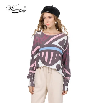 2020 Fall Winter New Arrival Plus Size Women Clothing Printed Retro Batwing Sleeve Loose Pullover Knitted Sweater C-123
2020 Fall Winter New Arrival Plus Size Women Clothing Printed Retro Batwing Sleeve Loose Pullover Knitted Sweater C-123