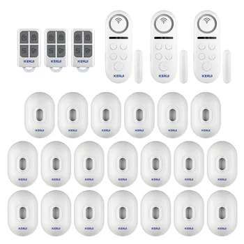 KERUI Waterproof Infrared Sensor Door Magnetic Sensor Remote Control Home Security Alarm Set
KERUI Waterproof Infrared Sensor Door Magnetic Sensor Remote Control Home Security Alarm Set