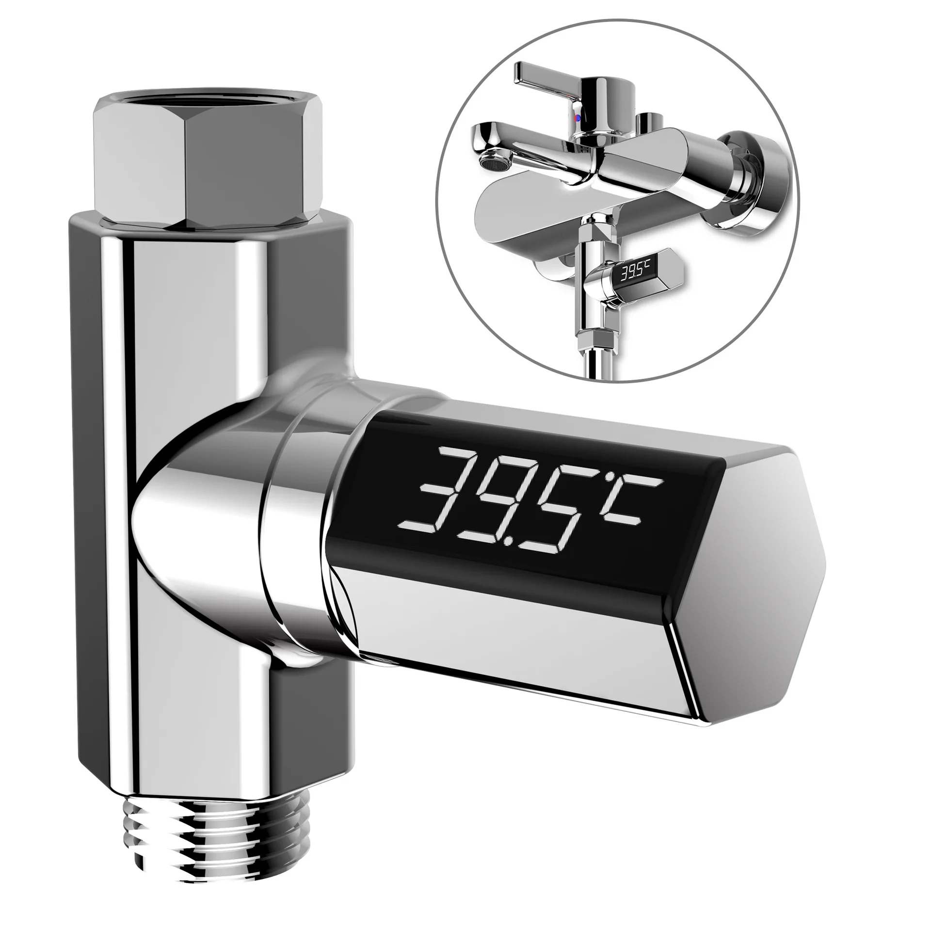 Temperature Measurement Shower Visual Control Thermometer Chart Baby Bath Creative Non-Power Consumption with LED Sprinkler Wate
Temperature Measurement Shower Visual Control Thermometer Chart Baby Bath Creative Non-Power Consumption with LED Sprinkler Wate