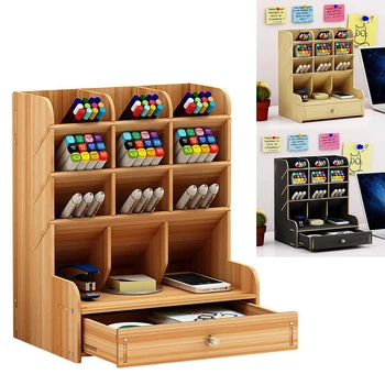 13 Grids DIY Desktop Storage Wooden Box 5-Layer File Rack Book Box Organizer Pencil Pen Jewelry Display Rack Home Office Supply
13 Grids DIY Desktop Storage Wooden Box 5-Layer File Rack Book Box Organizer Pencil Pen Jewelry Display Rack Home Office Supply