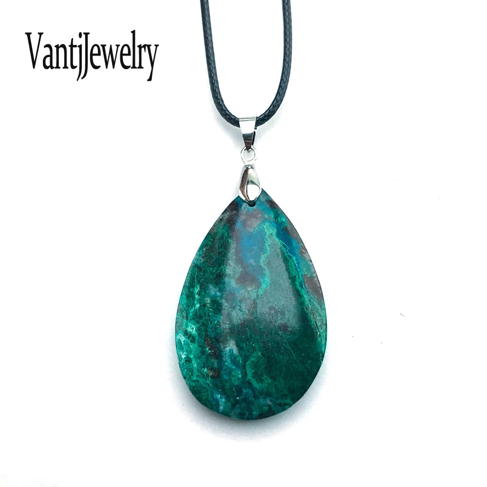Natural Malachite Blue Green Chrysocolla Pendant Necklace Gemstone for Women Wedding Birthday Party Jewelry Gift
Natural Malachite Blue Green Chrysocolla Pendant Necklace Gemstone for Women Wedding Birthday Party Jewelry Gift