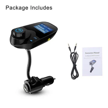 Wireless (In-Car) Bluetooth FM Transmitter MP3 Radio Adapter USB Charger 12-24V
Wireless (In-Car) Bluetooth FM Transmitter MP3 Radio Adapter USB Charger 12-24V