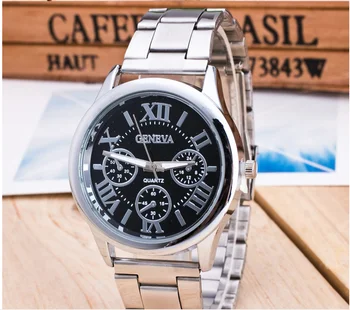 Reloj Mujer New high quality luxury 3 Eyes Geneva Women watches Silver Stainless Steel Women sport Quartz Watches zegarki
Reloj Mujer New high quality luxury 3 Eyes Geneva Women watches Silver Stainless Steel Women sport Quartz Watches zegarki