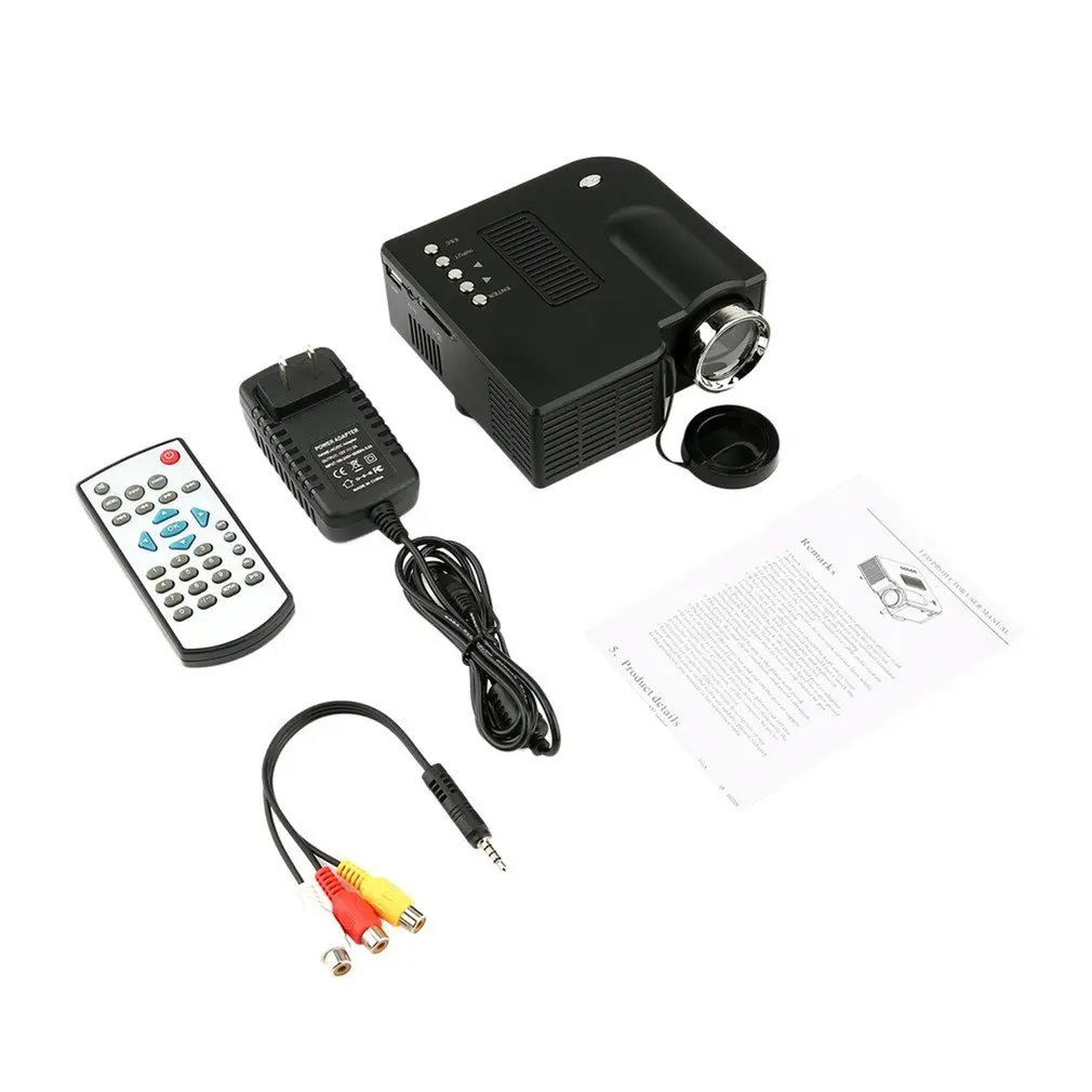 UC28 Mini projector HD home 1080P micro portable led projector LCD Display Technology for home entertainm conference system
UC28 Mini projector HD home 1080P micro portable led projector LCD Display Technology for home entertainm conference system