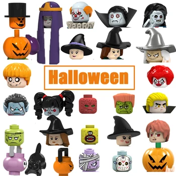 Pumpkin Man Female Ghost Witch Halloween Horror Building Blocks Anime Figures Christmas Toys Gift For Children
Pumpkin Man Female Ghost Witch Halloween Horror Building Blocks Anime Figures Christmas Toys Gift For Children