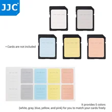 120pcs SD Memory Card Label Stickers for SD SDHC SDXC XQD CF CFexpress Type-B Card USB Flash Drive Stick-On Removable Labeler
120pcs SD Memory Card Label Stickers for SD SDHC SDXC XQD CF CFexpress Type-B Card USB Flash Drive Stick-On Removable Labeler