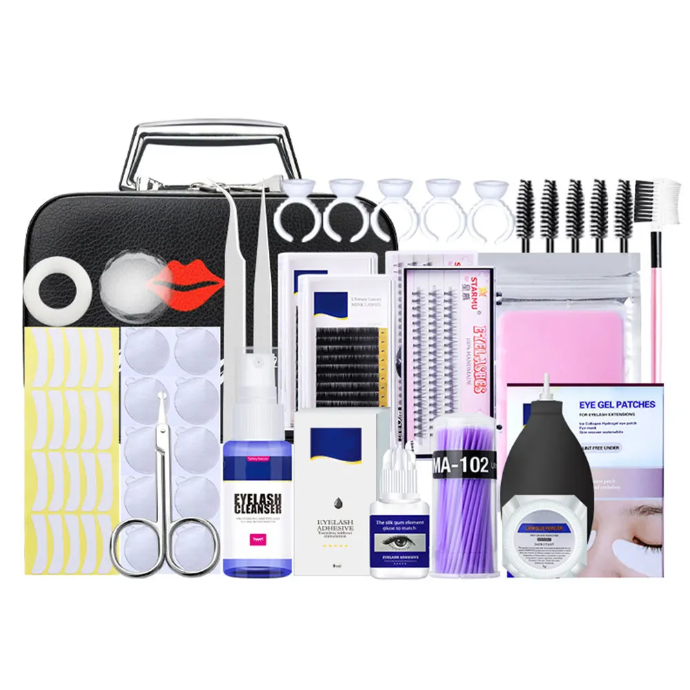 22pcs Eyelash Extension Kit With Bag Lashes Grafting Tweezers Cosmetic Glue Exercise False Artificial Fiber Makeup Training
22pcs Eyelash Extension Kit With Bag Lashes Grafting Tweezers Cosmetic Glue Exercise False Artificial Fiber Makeup Training