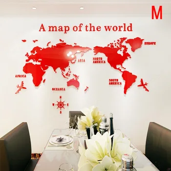 NEW Acrylic 3D Map Of World Smooth Solid Crystal Wall Sticker Home Office Decor
NEW Acrylic 3D Map Of World Smooth Solid Crystal Wall Sticker Home Office Decor