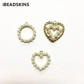 New arrival! 50pcs Zinc Alloy with Imitation pearls Charm for Jewelry Necklace Accessories ,Earrings parts,hand Made Jewelry DIY 
New arrival! 50pcs Zinc Alloy with Imitation pearls Charm for Jewelry Necklace Accessories ,Earrings parts,hand Made Jewelry DIY