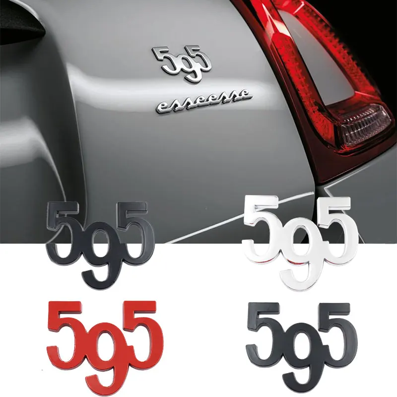 1 шт. 3D металлические аксессуары для автомобилей Fiat 500 Abarth 595 70 | Автомобили и