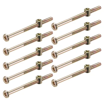 uxcell M6 x 80mm Furniture Bolts Nut Set Hex Socket Screw with Barrel Nuts Phillips-Slotted Zinc Plated 12 Sets
uxcell M6 x 80mm Furniture Bolts Nut Set Hex Socket Screw with Barrel Nuts Phillips-Slotted Zinc Plated 12 Sets